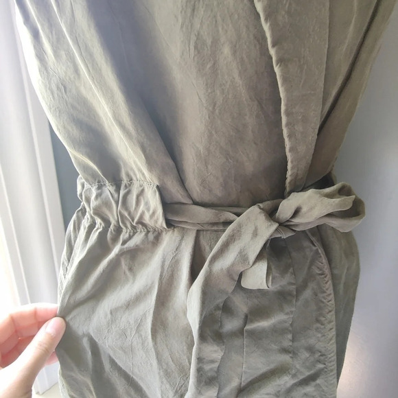 Anthropologie Elevenses Drape Wrap Trench Vest - Picture 4 of 5